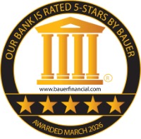 5 star bank logo award image